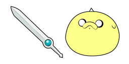 Adventure Time Beth and Sword Cursor