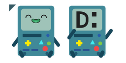 Adventure Time BMO Sits Cursor