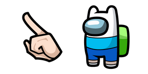 Among Us Finn Character cursor