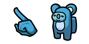 Among Us BT21 Koya Character cursor
