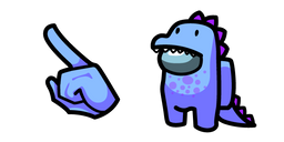 Among Us Dino Character Curseur