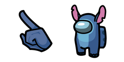 Among Us Stitch Character Cursor