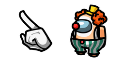 Among Us Clown Character Cursor