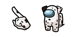Among Us Dalmatian Character Cursor