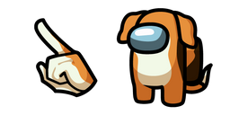 Among Us Dog Character Cursor