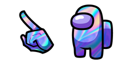Among Us Hologram Character Cursor