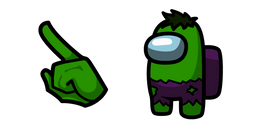 Among Us Hulk Character Cursor