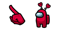 Among Us Luv U Character Cursor