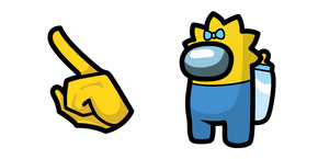 Among Us Maggie Simpson Character cursor