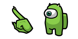 Among Us Mike Wazowski Character Cursor