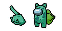 Among Us Bulbasaur Character Cursor