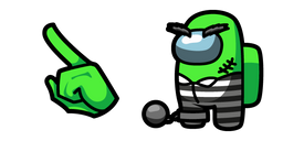 Among Us Prisoner Character Cursor