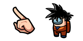 Among Us Son Goku Character Curseur