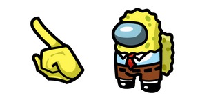 Among Us SpongeBob Character Curseur