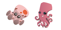 Animal Jam Octopus and Octopus Plushie Cursor