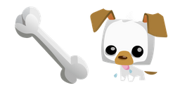 Animal Jam Pet Puppy and Bone Cursor