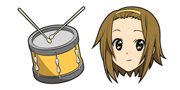 K-ON Ritsu Tainaka and Drum Cursor