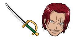 One Piece Shanks and Sword Cursor