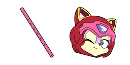 Samurai Pizza Cats Polly Esther Cursor