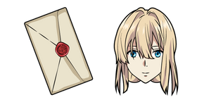 Violet Evergarden and Letter Cursor