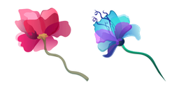 Aquarelle Flower Cursor