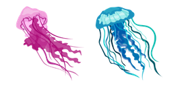 Aquarelle Jellyfish Cursor