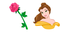 Beauty and the Beast Belle and Rose Cursor