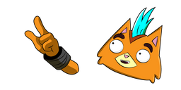 Final Space Little Cato Cursor