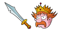 Disenchantment King Zog and Sword Cursor