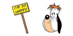 Droopy I'm So Happy Cursor