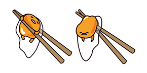 Gudetama and Chopsticks Cursor