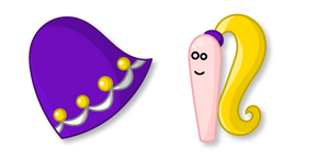 Homestar Runner Marzipan and Dress Cursor