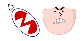 Homestar Runner Strong Mad and Logo Cursor