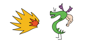 Homestar Runner Trogdor the Burninator Cursor