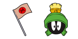 Looney Tunes Marvin the Martian and Flag Cursor