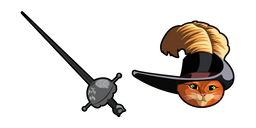 Puss in Boots and Sword Cursor