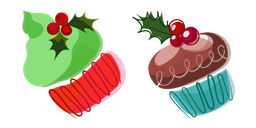 Christmas Aquarelle Cake Cursor