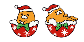 Christmas Gudetama Cursor