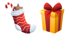 Christmas Sock and Present Cursor