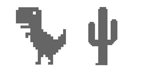 Курсор Chrome Dino T-Rex