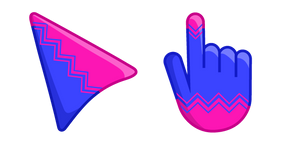 Blue-Pink Zipper Cursor