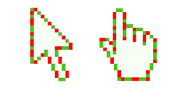 Christmas Candy Pixel Cursor