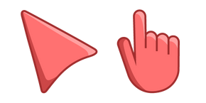 Coral Pink Cursor