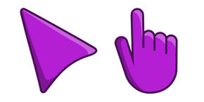 Dark Purple Orchid Cursor