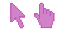 French Mauve Pixel Cursor