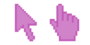 French Mauve Pixel cursor