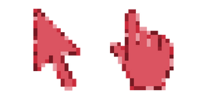 Indian Red Pixel Cursor