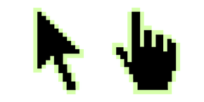 Курсор Yellow Green Crayola Pixel