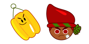Cookie Run Red Pepper Cookie and Paprika Cursor