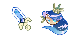 Cookie Run Sea Fairy Cookie and Sword Cursor
